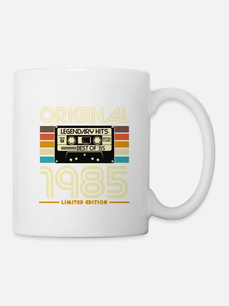 Originale limitierte Edition von 1985 - Tasse - Weiß