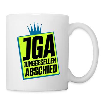 Junggesellenabschied JGA Neon Design - Tasse - Weiß - Rechts