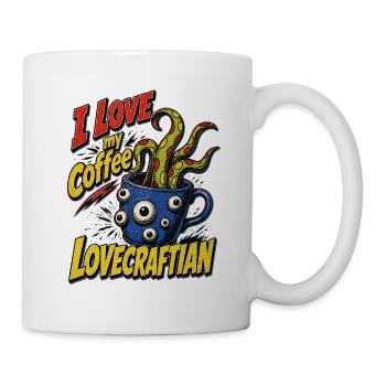  Kaffee für Lovecraft-Fans - Tasse - Weiß - Rechts