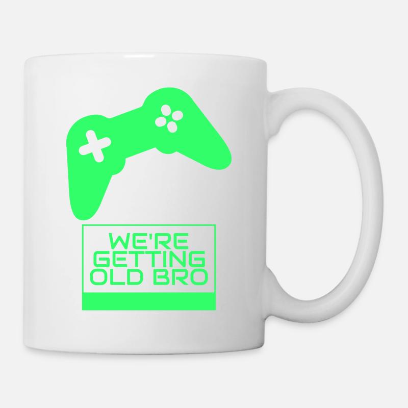 We're getting older, brother gamer - Mug - white