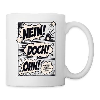 Non, mais oh, un proverbe culte design - Mug blanc - blanc - Droite