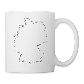 Germany map - Mug - white - Right