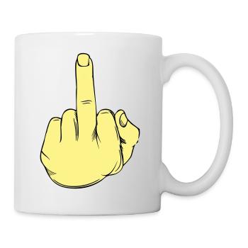 Stinky Finger Illustration - Mug - white - Right