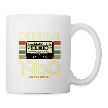 Original 1960 Retro Cassette - Mug blanc - blanc - Droite