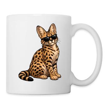 Savannah Katze - Tasse - Weiß - Rechts
