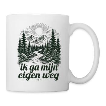 Aventure Nature - Je Suis Mon Propre Chemin - Mug blanc - blanc - Droite