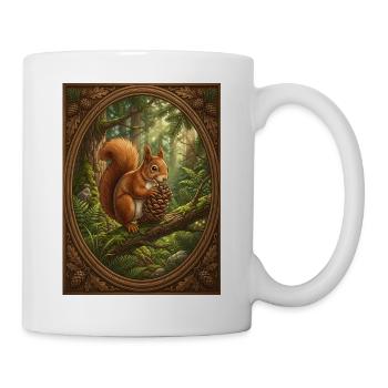 Red Squirrel Forest Adventure - Mug - white - Right