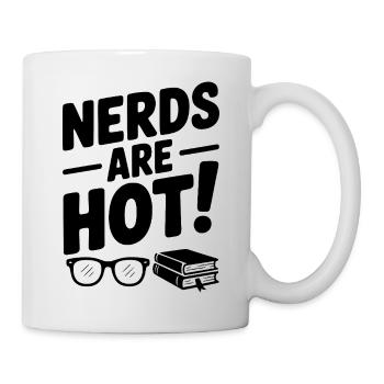 Les nerds sont chauds ! - Mug blanc - blanc - Droite