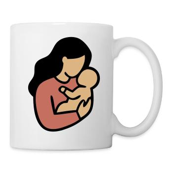 Mom Baby Boho Minimalism - Mug - white - Right