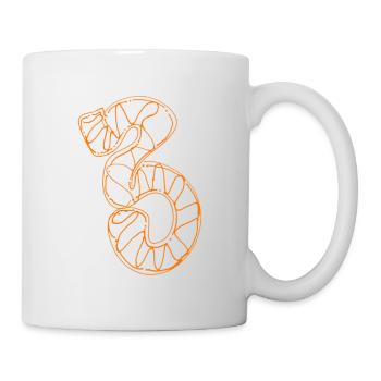 Orange 3 Graffiti Style - Mug - white - Right