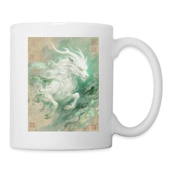 Bai Ze: The Messenger of Divine Wisdom - Mug - white - Right