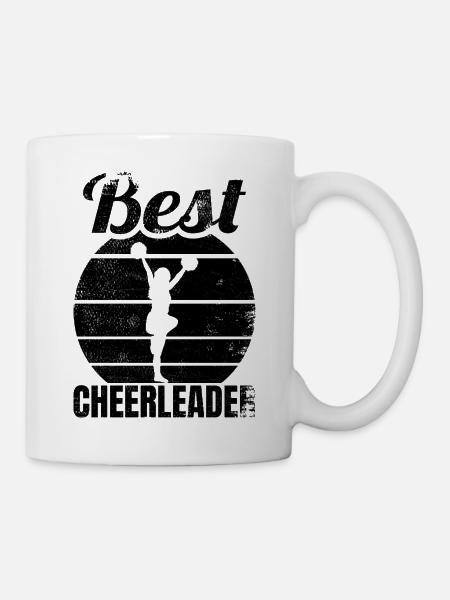 Beste Cheerleaderin aller Zeiten - Tasse - Weiß