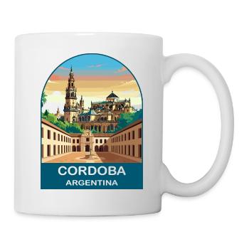 Cordoba Spain Vintage Travel Poster Art - Mug - white - Right