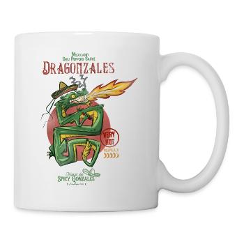 Dragonzales Pimenté Dragon Vert - Mug blanc - blanc - Droite
