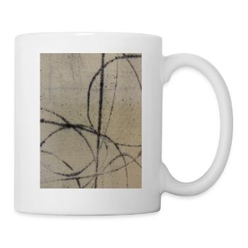 Abstrakte Kunst auf Pullover - Tasse - Weiß - Rechts