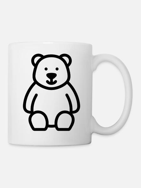 Bär - Tasse - Weiß