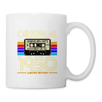 Original 1950's Retro Cassette Tee - Mug - white - Right
