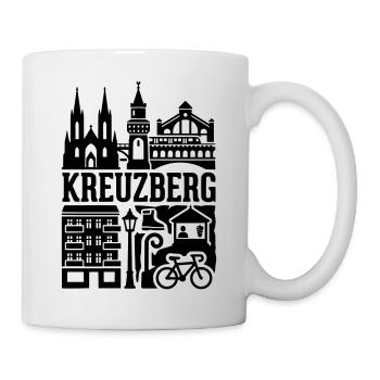 Berlin Kreuzberg in a Nutshell - Tasse - Weiß - Rechts