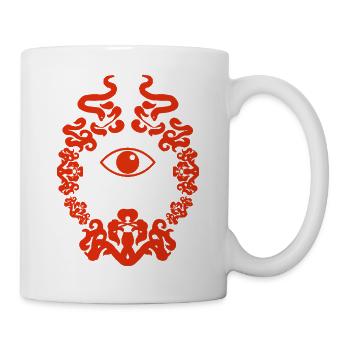 Der Beobachter - Tasse - Weiß - Rechts