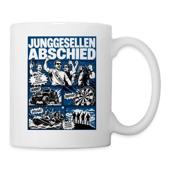 Junggesellenabschied Abenteuer Crew - Tasse - Weiß - Rechts