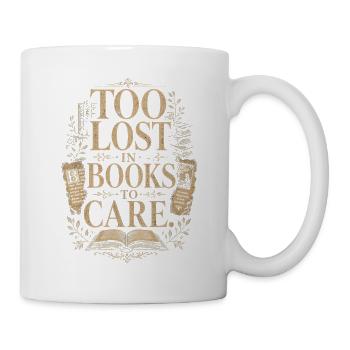 Dark Academia Book Love Vintage Reader - Mug - white - Right