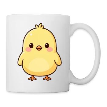 Cadeau mignon pour poussins de Kawaii - Mug blanc - blanc - Droite