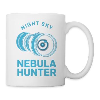 Ciel nocturne du chasseur de nébuleuses - Mug blanc - blanc - Droite