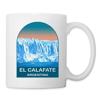 El Calafate Argentina Perito Moreno Glacier Art - Mug - white - Right