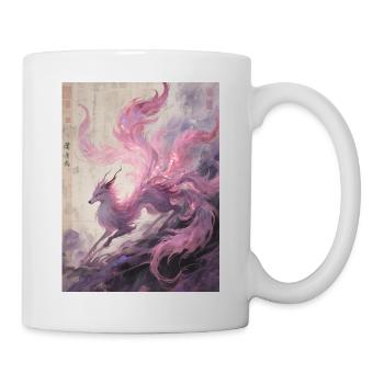 Le Royaume Céleste : Renard à Neuf Queues - Mug blanc - blanc - Droite