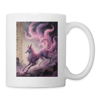 Les Feux Follets : Renard à Neuf Queues – Songe - Mug blanc - blanc - Droite