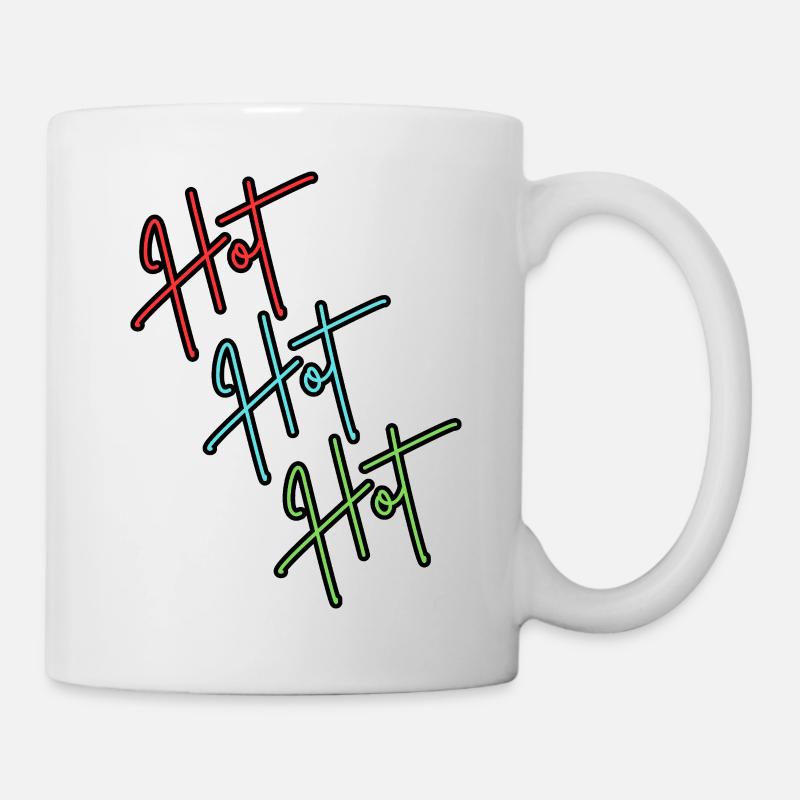 Chaud, chaud, chaud - Mug blanc - blanc