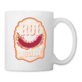 Roi de la Saucisse - Mug blanc - blanc - Droite