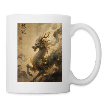 Le Souffle Cosmique : Qilin – Constellation - Mug blanc - blanc - Droite