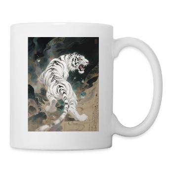 The Heavenly Apotheosis: Baihu – Eternal Peace - Mug - white - Right