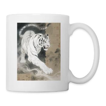 The White Roar: Baihu – Imperial Guardian - Mug - white - Right