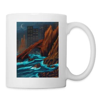 Roca Marina Nocturna - Mug - white - Right
