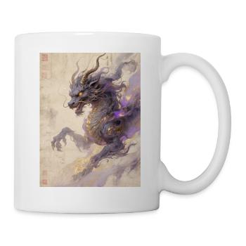 L'Apothéose Pourpre : Qilin Zijin – Harmonie - Mug blanc - blanc - Droite