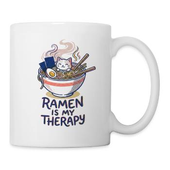 Ramen Therapy - Tasse - Weiß - Rechts