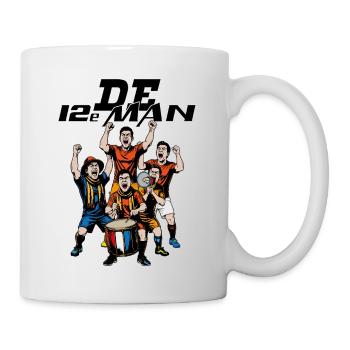 Le 12e homme - Mug blanc - blanc - Droite