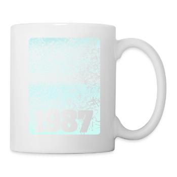 Figure 1987 - Mug blanc - blanc - Droite