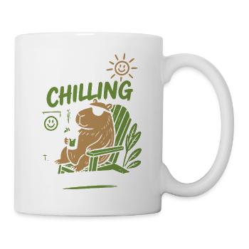 Capy Chilling Good Days - Tasse - Weiß - Rechts