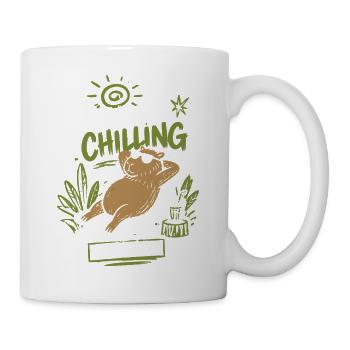 Capybara Chilling Take It Easy - Mug - white - Right