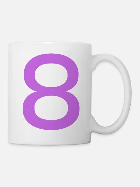 8 - Tasse - Weiß