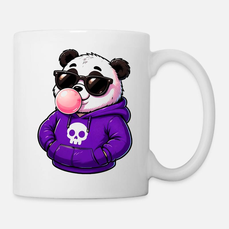 Cool_Panda_Bubblegum_Attitude - Mug blanc - blanc