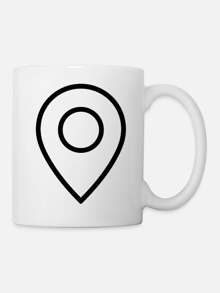 Lokalisierung - Tasse - Weiß