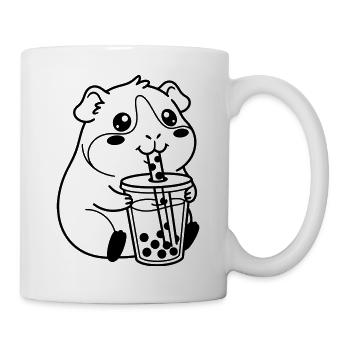 Bubble Tea pour hamster - Mug blanc - blanc - Droite