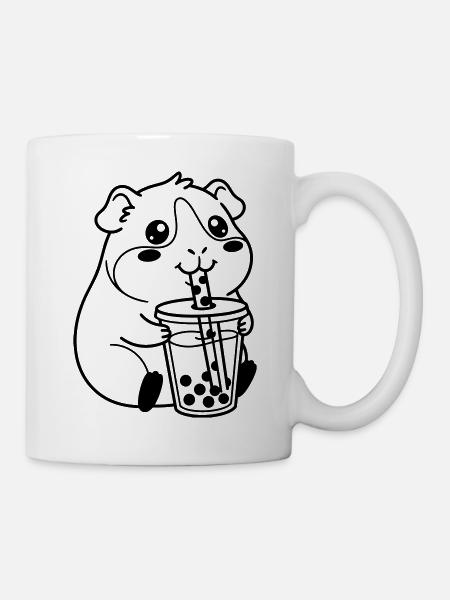 Hamster Bubble Tea - Tasse - Weiß