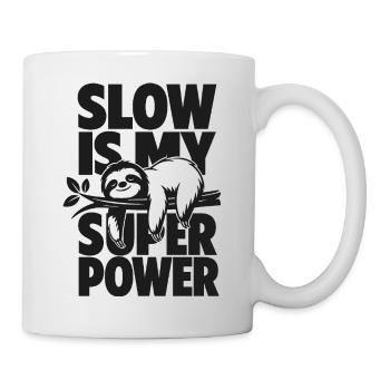 Le lent est mon super pouvoir - Mug blanc - blanc - Droite