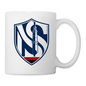 Lighthouse in the night - Mug - white - Right