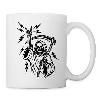 Hard Rock Hand - Tasse - Weiß - Rechts
